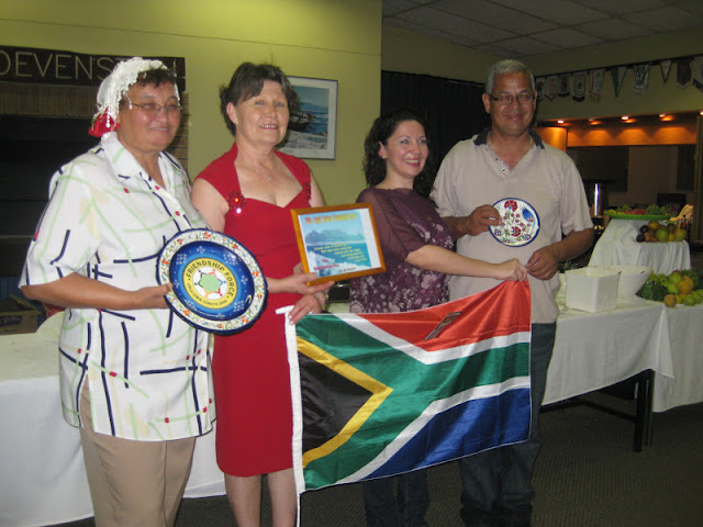 Derneğimiz Cape Town'da  Mispah FF ile veda gecesinde